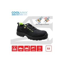Swolx COMBO X 750 S3 Siyah Sarı Erkek İş Ayakkabısı