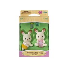 Sylvanian Families Çikolata Kulaklı Tavşan İkiz Bebekler