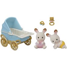 Sylvanian Families ESF5432 Çikolata Kulaklı Tavşan İkizler
