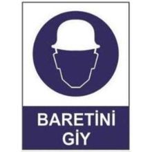 Sym STW011 Baretini Giy Uyarı Levhası