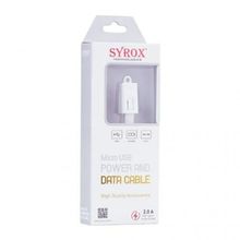 Syrox 2.0a Micro Powerbank & Data Kablo 0.25m C19