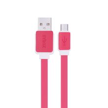 Syrox C63 Yassı 2.0A 1.2 mt Kırmızı Micro USB Şarj ve USB Data Kablosu