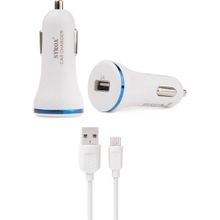 Syrox Micro Usb Kablolu & Usb Çıkışlı 2.0 A Araç Şarj Cihazı