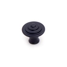 System 32 mm SY1935 0032 AL6 Siyah Düğme Kulp