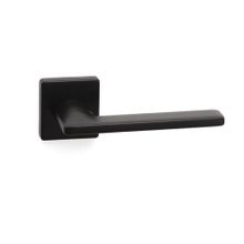 System HA208RO11 AL6 Slim Mat Siyah Rozetli Kapı Kolu