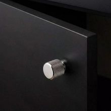 System SY1965 0008 PN Düğme Parlak Nikel 8 mm Kulp