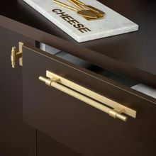 System SY8772 0320 BB-BB Mat Altın 320 mm Kulp