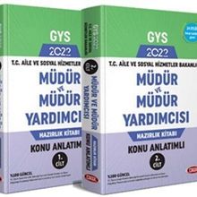 T.C. Aile Sosyal Hizmet Bakanlığı GYS Müdür ve Müdür Yardımcısı Konu Anlatımlı 1-2 Data Yayınları