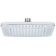 T-may Banyo Çamlıca Kare Krom Beyaz Paslanmaz Tepe Duş Seti Başlığı