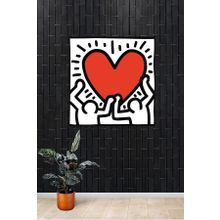 Tablo Kanvas Keith Haring Love Kanvas Tablo