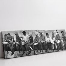 Tablolife Gökdelen İşçileri 35 x 50 cm Kanvas Tablo