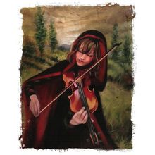 Tablolife Kemanist Kırmızı Başlıklı Kız 60 x 90 cm Kanvas Tablo