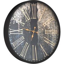 Tablolife Roma Rakamlı 80 cm Metal Çerçeveli Saat