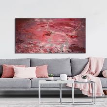 Tablolife Soyut Kırmızı 60x90 cm Yağlı Boya Dokulu Tablo