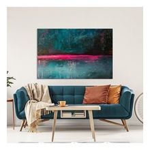 Tablolife Soyut Ufuk Çizgisi 60x90 cm Yağlı Boya Dokulu Tablo
