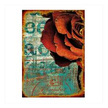 Tablomega Kırmızı Gül 25x35 cm Mdf Poster