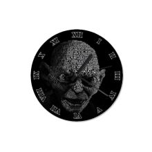 Tablomega SAAT-1091-50 Smeagol Gollum Desenli 50 cm Çap Duvar Saati
