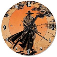 Tablomega SAAT-1272-50 Red Steel Baskılı 50cm Çap Duvar Saati