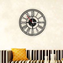 Tablomega SAAT-415-50 Osmanlı Padişah Tuğrası Roma Rakamlı Dekoratif 50 cm Çap Duvar Saati