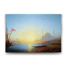 Tabloshop A. Rosier İstanbul Manzarası 60x40 cm Tablo