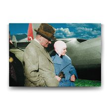 Tabloshop Atatürk ve Sabiha Gökçen 45x30 cm Tablo