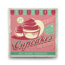 Tabloshop Cup Cakes 60x60 cm Tablo