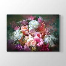 Tabloshop Dekoratif Gül 100x70 cm Tablo