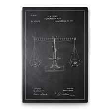 Tabloshop Denge Ölçeği Patenti 100x140 cm Tablo