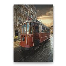Tabloshop Eski Tramvay 80x125 cm Tablo