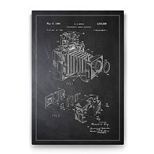 Tabloshop Fotoğraf Makinesi Patenti 40x60 cm Tablo