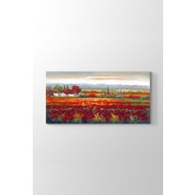 Tabloshop Gelincik Tarlası Manzara 120x60 cm Tablo