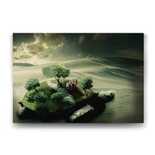 Tabloshop Kağlumbağa Dünyası 60x40 cm Tablo