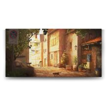 Tabloshop Kedili Sokak 140x70 cm Tablo