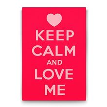 Tabloshop Keep Calm And Love Me 60x90 cm Tablo