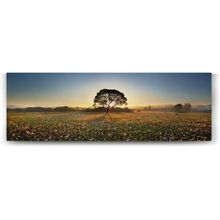 Tabloshop Kır Çiçekleri Ağaçsu 180x60 cm Tablo