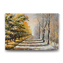 Tabloshop Kış ve Sonbahar 140x100 cm Tablo