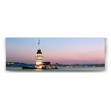 Tabloshop Kız Kulesi Panorama Manzara 210x70 cm Tablo
