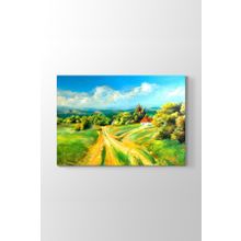 Tabloshop Köy Yolu 100x70 cm Yağlı Boya Tablo