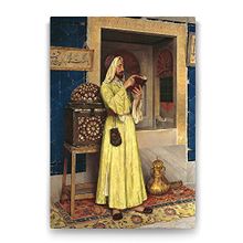 Tabloshop Osman Hamdi Bey Ab-ı Hayat Çeşmesi 60x90 cm Tablo