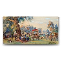 Tabloshop Osmanlı Mesire Alanı 60x30 cm Tablo