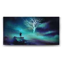 Tabloshop Parlayan Ağaç 60x30 cm Tablo