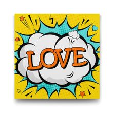 Tabloshop Popart Love 100x100 cm Tablo