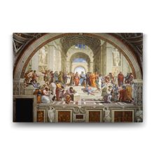 Tabloshop Raffaello Sanzio Atina Okulu 140x100 cm Tablo