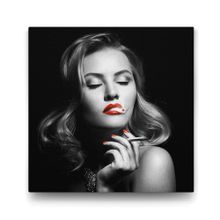 Tabloshop Sigara İçen Kadın 80x80 cm Tablo