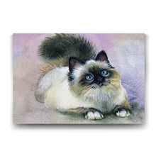 Tabloshop Sulu Boya Kedi 75x50 cm Tablo