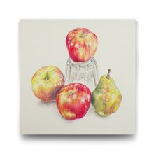 Tabloshop Suluboya Meyveler 40x40 cm Tablo