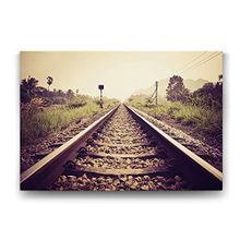Tabloshop Tren Rayı 60x40 cm Tablo