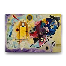 Tabloshop Wassily Kandinsky Y. R. and B. 75x50 cm Tablo