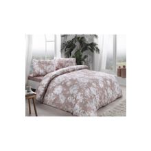 Taç 60264690 3464 Ranforce Abril Çift Kişilik Cappuccino Nevresim Takımı