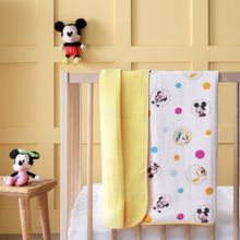 Taç Disney Mickey Çok Renkli Pamuk Lisanslı Müslin Baby Battaniye